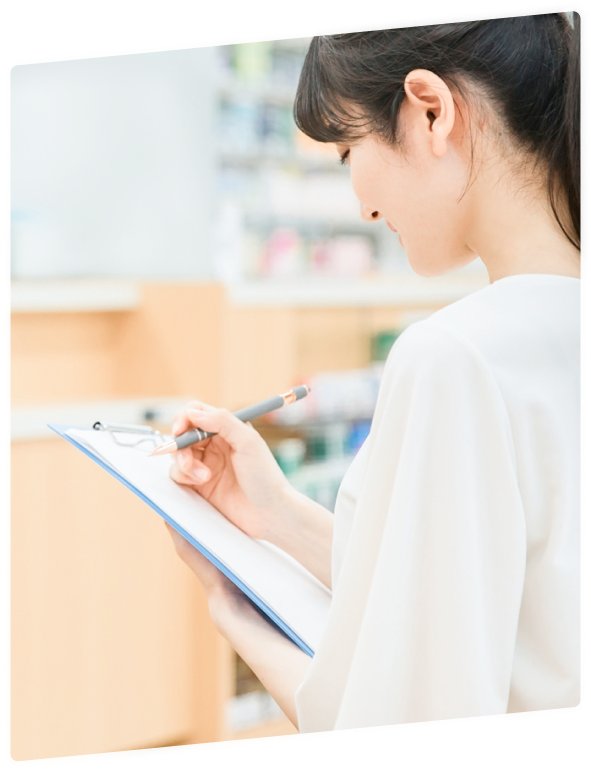入院のお手続きの様子